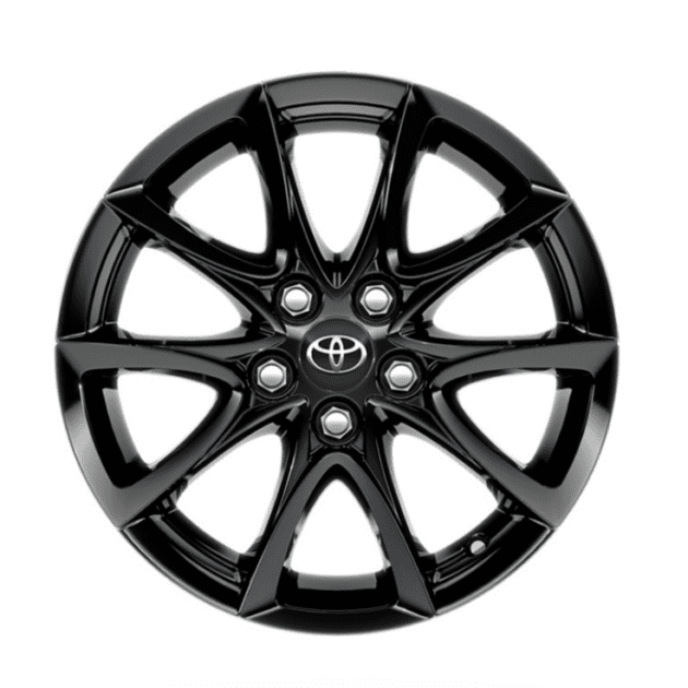 IMG_1590 SET 4 JANTE ALIAJ 15″ 10 SPITE NEGRE TOYOTA YARIS 2020 – 2025 - imagine 1