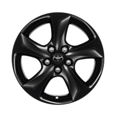 SET 4 JANTE ALIAJ 15″ 5 SPITE NEGRE TOYOTA YARIS 2020 – 2025