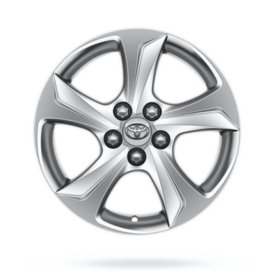 SET 4 JANTE ALIAJ 15″ 5 SPITE ARGINTII TOYOTA YARIS 2020 – 2025